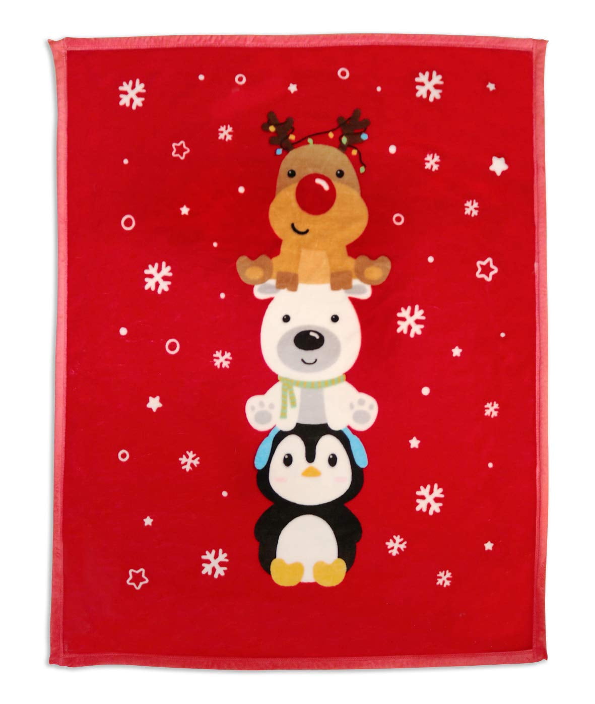 CloudSoft Throw Kids Blanket, 40 x 50 inches (Xmas)