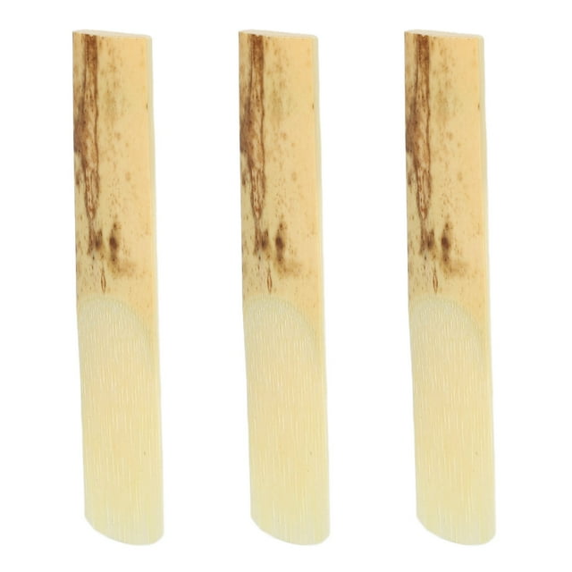 Traditional Reed, 10PCS Strength 2.5 Natural Air Drying Clarinet Reeds Fine Workmanship Excellent Response for Woodwind Instrument
