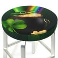 thumbnail image 3 of Kll St. Patrick'S Day4 Round Bar Chair Cushion Cover 14 Inch,Bar Stool Protector With Elastic, Soft Washable, 3 of 7