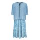 thumbnail image 4 of Puntoco-vestido sin mangas de dos piezas para mujer, vestido elegante con cuello en V estampado y cárdigan de media manga, conjunto de tops, liquidación de traje Puntoco Puntoco-6254, 4 of 5