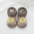thumbnail image 3 of Cathalem Shoes Baby Boys Male Shoes Baby Girls 24 Months Warm House Slippers for Lined Winter Indoor Shoes Petite Baby Shoes Khaki 6, 3 of 4