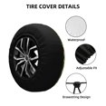 thumbnail image 2 of Balery Cute Tractor Cubiertas para Neumáticos - Protector Resistente para Neumáticos de Camioneta, SUV, Remolque, Camper y RV-16 inch, 2 of 6