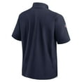 thumbnail image 3 of Men's Nike  Navy Tennessee Titans Sideline Coach Short Sleeve Hoodie Quarter-Zip Jacket, 3 of 3