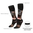 thumbnail image 6 of Fotbe Playful Baby Hippo Splash print Women's Men's Novelty Crew Socks Cotton Socks Knee High Socks for Walking,Running,Nurses,Pregnancy, 6 of 8