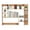 Wood Color, variant on Modern Desktop Storage Organizer Home Office Desktop Bookshelf Holder Computer Rack Desk Organizer for Space Saving (Rubberwood Color)