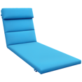 thumbnail image 1 of Outsunny Outdoor Lounge Chair Cushion with Back Ties, Turquoise, 1 of 10