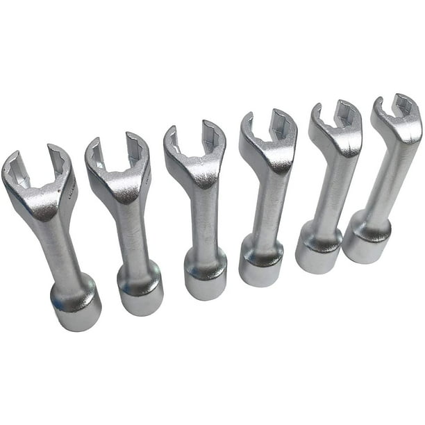 6pc Fuel Injection Sockets Open End 1 2 Dr. 12 14 16 17 18 19mm Wrench UTMALL 6pc Diesel Fuel Injector Line Injection Socket Spanner Tool Set 12 14