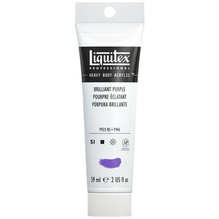 UPC: 0094376922158 | Liquitex Professional Heavy Body Acrylic Color  2 oz. Tube  Brilliant Purple