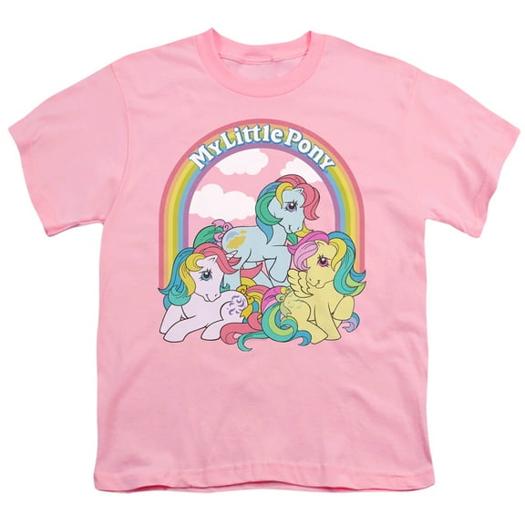 My Little Pony Retro - Under The Rainbow - Youth Short Sleeve Shirt - Small