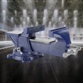thumbnail image 3 of Bench Vise, 5" 360Swivel Bench Vice Jaw Table Top Clamp Press Swivel Base Heavy Duty Bench Vice, 3 of 7