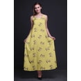 thumbnail image 2 of Bimba Robe de Soirée Longue Maxi Dos Nu à Bretelles Spaghetti Imprimée Papillon en Rayonne pour Femmes-TTTG, 2 of 4