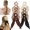 Brown, variant on 6 PCS Brown Satin Bow Hair Scrunchies, Long Knotted Ribbon Elastic Ponytail Hair Ties for Women