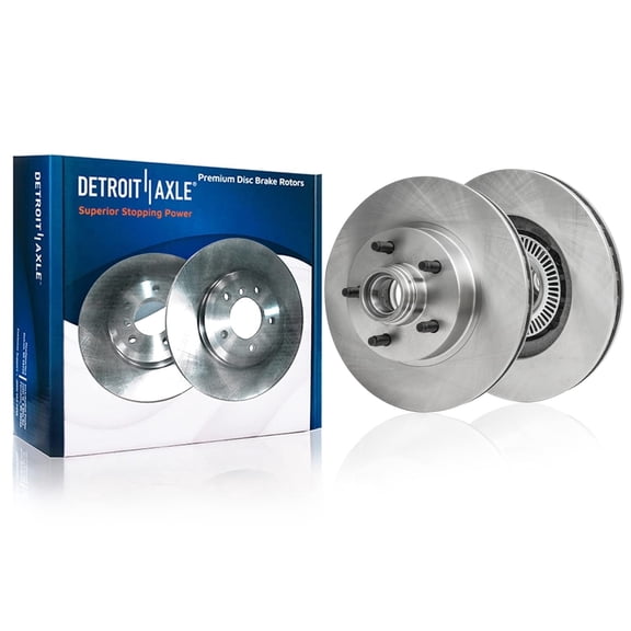 Detroit Axle - Front Brake Rotors for Ford Ranger Explorer Mazda B2300 B2500 B3000 B4000 Mercury Mountaineer, Disc Brake Rotors Replacement: 11.28" inch Rotors