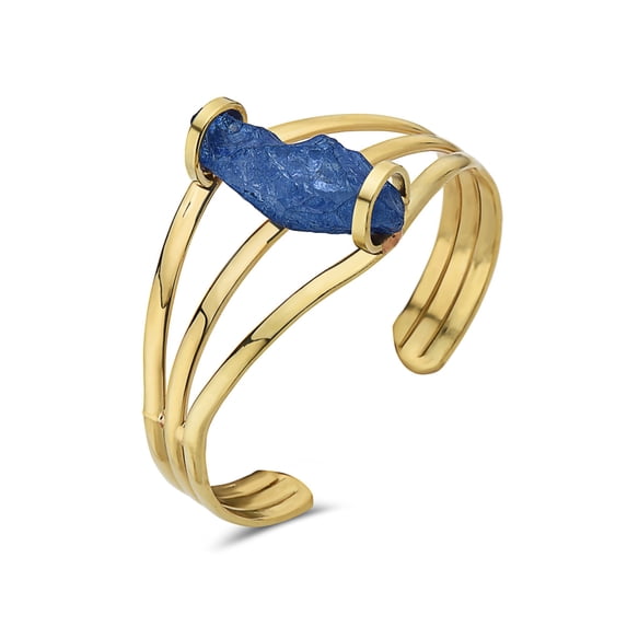 Jewelry Fiesta Luxury Designer Bracelet Blue Natural Stone Bangle for Women Gift