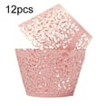 thumbnail image 6 of Naierhg 12X Wedding Birthday Baby Shower Filigree Vine Decor Wraps Cupcake Cases, 6 of 8