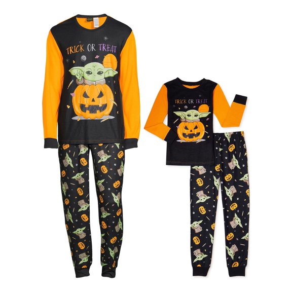 Star Wars Mandalorian Matching Family Halloween Pajamas, 2-Piece