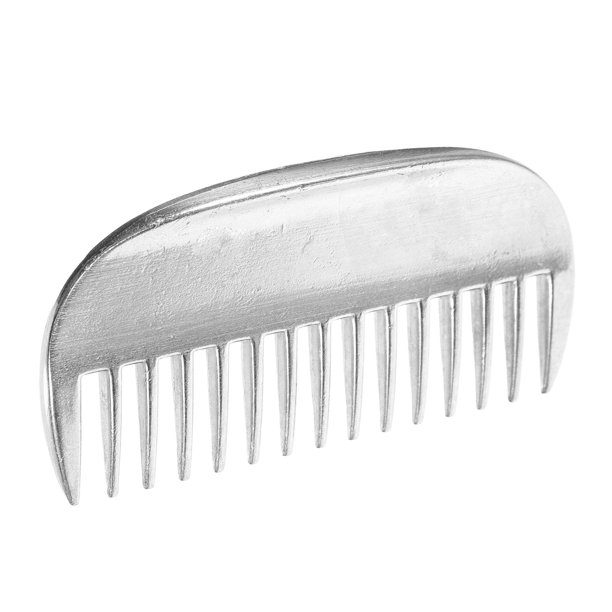 OFFIGAM Herramienta De Peinado Metálica Para Mascotas Ideal Para Pelajes Largos Y Cortos En Color Plateado