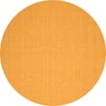 thumbnail image 1 of Ahgly Company Indoor Round Solid Orange Modern Area Rugs, 3' Round, 1 of 1