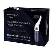 Electric Foot Callus Remover Rechargeable: Own Harmony Professional Pedicure Tools (New Design) Electronic Foot File Sander Perfect Pedi Best for Hard Skin Removal and Dry Cracked Heels Feet Care