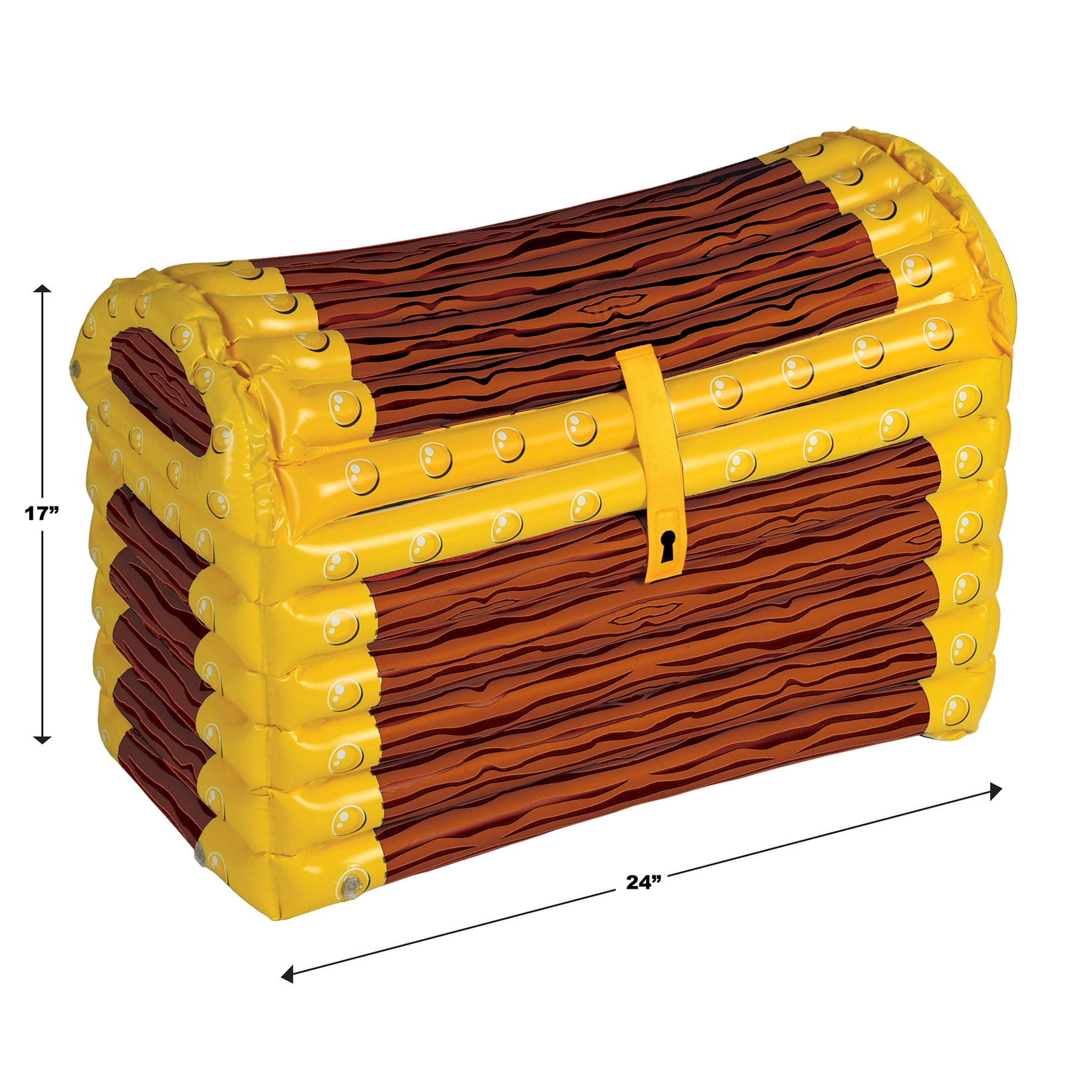 Inflatable Treasure Chest Cooler, 24"W x 17"H, (1/Pkg)