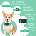 thumbnail image 2 of Minzimin Reflective Dog Collar with Safety Locking Buckle, Adjustable Soft Breathable Nylon Collars for Small, Medium and Large Dogs, 2 of 6