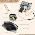 thumbnail image 3 of FORMRS Women Crossbody Purse with Chain Strap Vegan Leather Shoulder Handbag, Mounatin at Dawn, 3 of 7