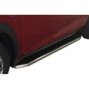 Broadfeet Motorsports Equipment  R11 Running Boards for 2009-2017 Chevrolet Traverse, Black Top with Chrome Edge