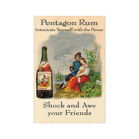 Pentagon Rum- Fine Art Canvas Print (20" x 30")