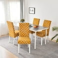 thumbnail image 2 of Chair Covers for Dining Room 6 Pack,Stretch Spandex Parsons Chair Slipcover Set of 6,Washable Anti-dust Chair Seat Covers for Kitchen,Wedding,Party, 2 of 6