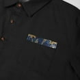 thumbnail image 4 of USNSM Mens Dress Shirts Long Sleeve Button Down Casual Shirts for Men Inner Contrast Formal Business Work Shirt Black XXXL, 4 of 6