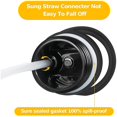 thumbnail image 4 of Insulated sports water bottle straw cap for kanteen vacuum flasks, 3x, 4 of 4