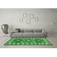 thumbnail image 3 of Ahgly Company Indoor Square Geometric Emerald Green Traditional Area Rugs, 6' Square, 3 of 4