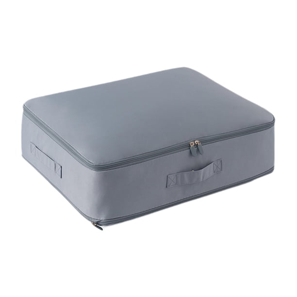 Organizador de autocompresión que ahorra espacio, bolsa de almacenamiento, bolsa de almacenamiento resistente a prueba de polvo para juguetes, Azul