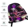 thumbnail image 6 of Invader Zim Gir Cartoon Adjustable Laptop Backpack Daypack Satchel Bookbag Half Printed Rucksack Travel Bag, 6 of 8