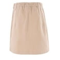 thumbnail image 6 of Bienzoe Girl's Cotton Stretchy School Uniforms Pleated Skirt Khaki 7, 6 of 9