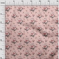 thumbnail image 3 of oneOone Georgette Viscose Pale Pink Fabric Floral Sewing Material Print Fabric By The Yard 42 Inch Wide, 3 of 4