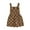 Brown, variant on Toddler Baby Girl Sunflower Print Overalls Shorts with Pocket Suspender Trousers Toddler Jumpsuit Girl Cute Summer Clothing Outfit (Hot Pink,2-3 Years)