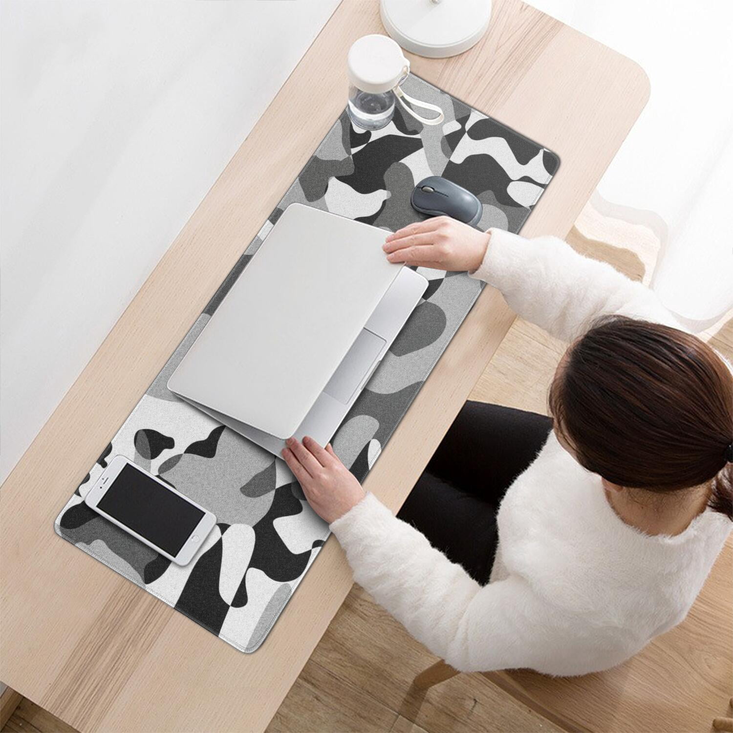 Extra Large Gaming Mouse Pad with Non-Slip Base & Stitched Edges