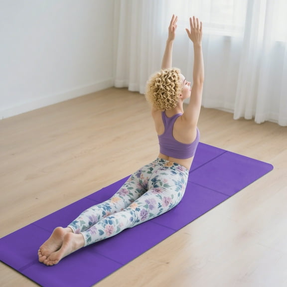 Fitness & Yoga Indoor And Outdoor Fitness Mat Gymnastics Tumbling Mat Folding Tumble Mat For Home Gym Playroom and Backyard Activities