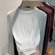 thumbnail image 2 of Camisa de manga larga de polar para mujer y de invierno con forro polar grueso y cuello medio alto, 2 of 6