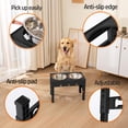 thumbnail image 3 of Cuencos elevados para perros LAKIPETN con 2 cuencos de acero inoxidable, 3 of 9