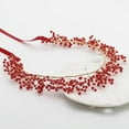 thumbnail image 2 of FOMIYES Elegant Red Bridal Hair Band Crystal Beaded Headpiece for Wedding Style, 2 of 8