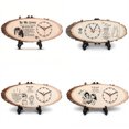 thumbnail image 3 of tamizeot Wooden Creative Clock Ornament Girlfriend Handmade Couple Bell Gift Energy-saving Solid Multifunctional - Ideal Gift Style 4, 3 of 6