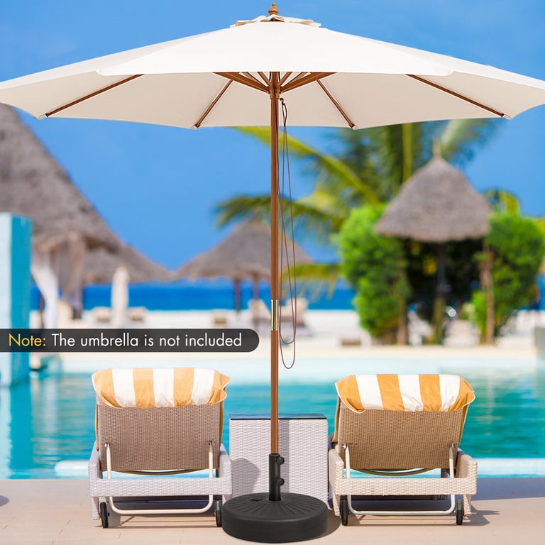 high quality rectangular patio umbrella PatioKingdom Umbrella, Outdoor for Pool & Garden 6.5*10FT / Indigo Blue perfect for shading your Batch_9 5 Piece Patio Cast Accessory size:XXL