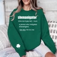 thumbnail image 4 of Sweat à Capuche Imprimé pour la Saint-Patrick, Col Rond, Manches Longues, 4 of 6