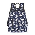 thumbnail image 1 of Disketp Angry Shark Mochila Ligera e Impermeable, Mochila de Día Resistente para Viajes, Senderismo y Uso Diario para Hombre y Mujer, 1 of 7