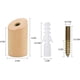 thumbnail image 2 of Estrela Perchero de Madera, 6 Piezas 3×6 Perchero de Madera Natural, Perchero de Pared, Gancho de Madera, Ganchos de Pared de Madera, con Accesorios de Tornillos, para Colgar Ropa, Bufandas, Sombreros, 2 of 5
