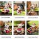 thumbnail image 2 of 8 Pieces Resin Mini Christmas Decorations, Christmas Figurines Table Decoration, Santa Claus Snowman Miniature Ornament, For Home Garden Party Decor O, 2 of 4