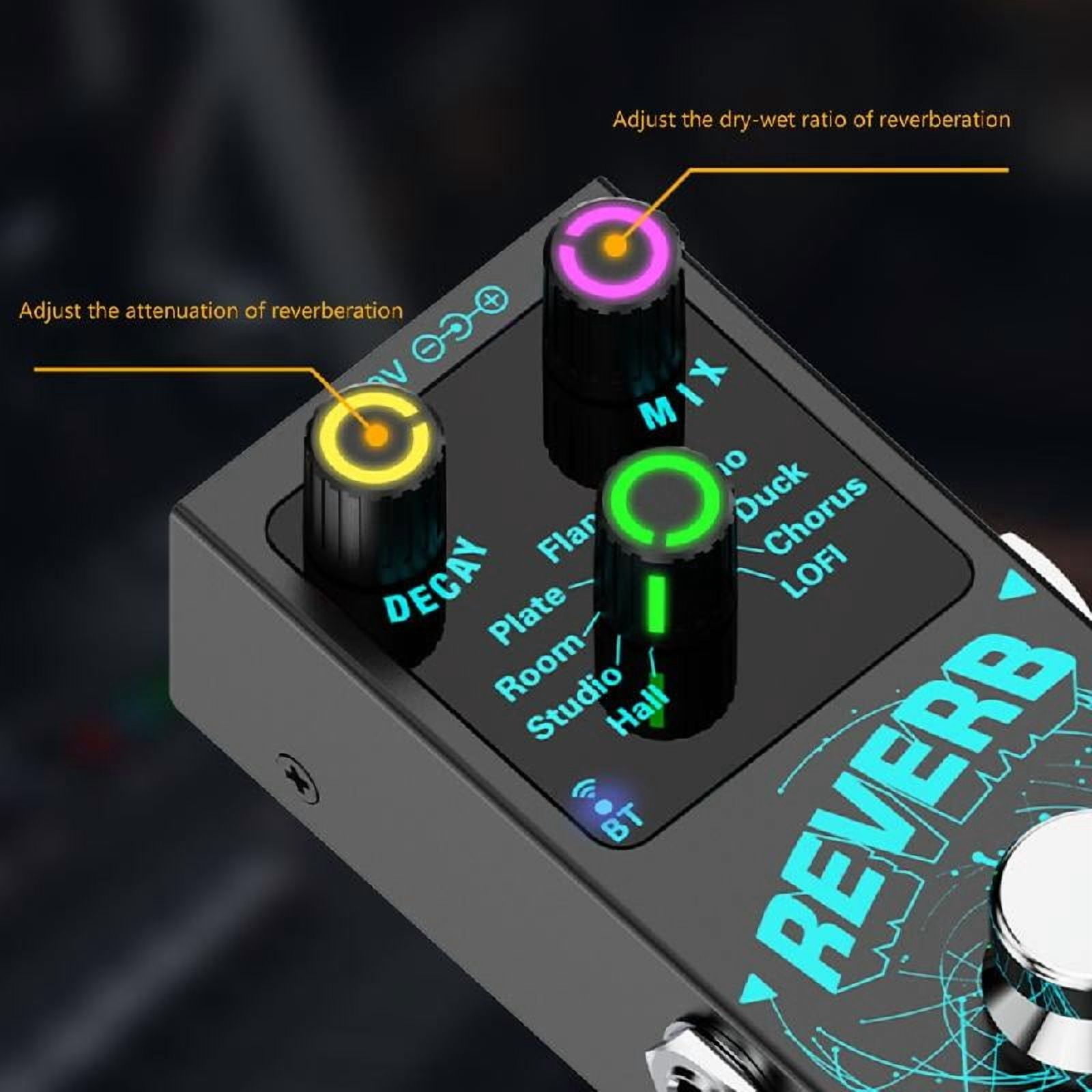 Reverbs Effector Digital Reverbs Guitar Effect Pedal 9 Modes Guitar Effect Pedal