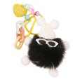 thumbnail image 1 of Llavero de peluche Perfecl colgante de muñeca portátil Negro, 1 of 8